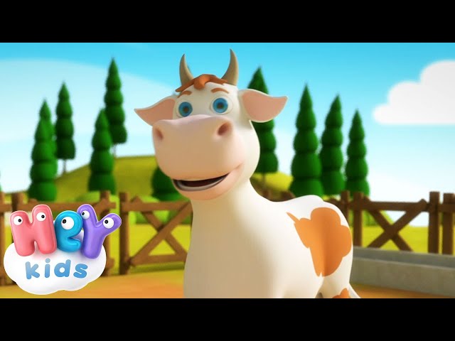 La Vache | Chanson bébé | Comptines pour maternelle - HeyKids