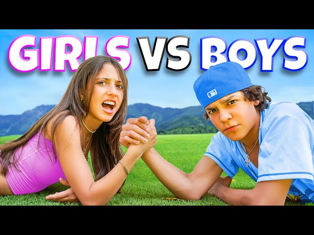 BOYS vs GIRLS CHALLENGE With My BEST FRIEND