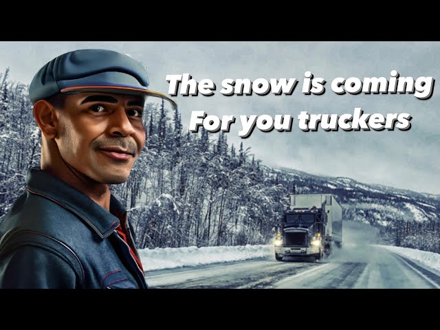 how truckers deal with the snow  Tips