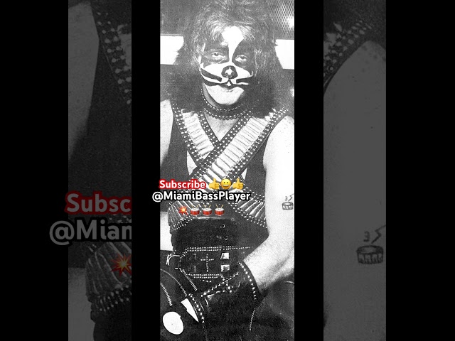 Peter Criss KISS rock band #rock #band #rocknroll #kiss #petercriss #miamibassplayer #shorts