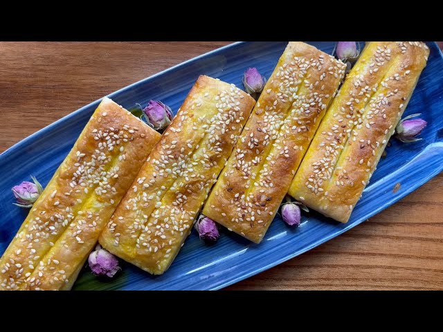 Homemade Persian Zaban pastry recipe