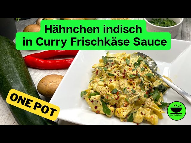 Indian chicken in curry cream cheese sauce from KochMalSchnell