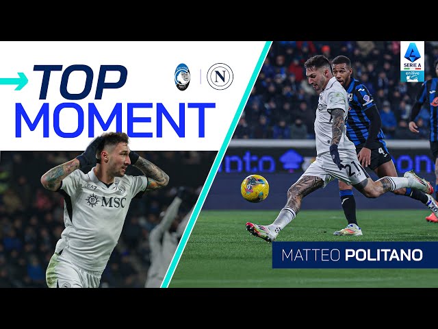 Politano Fires One into the Roof of the Net | Top Moment | Atalanta-Napoli | Serie A 2024/25