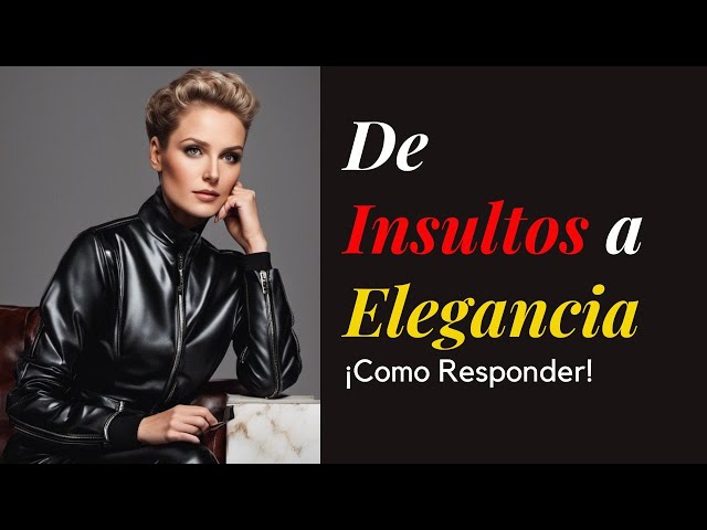 De INSULTOS a ELEGANCIA: 10 Maneras Fáciles y Entretenidas de Responder con Gracia y Estilo