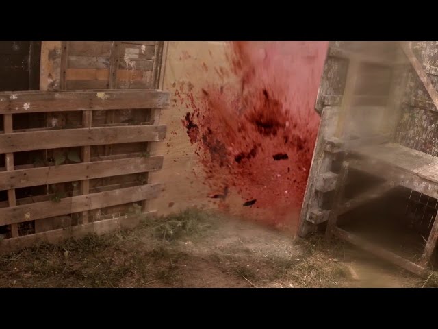 VFX Land Mine Explosion in Paintball Game