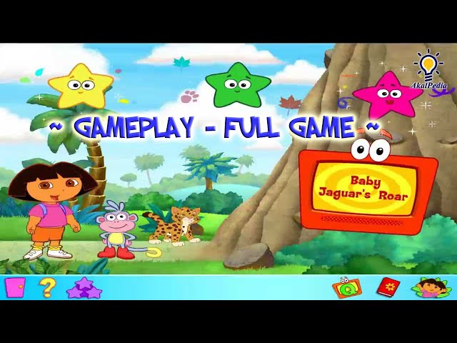 GamePlay - Episode 39 - Baby Jaguar's Roar - Dora the Explorer™: Click & Create (PC Game) Full GAME