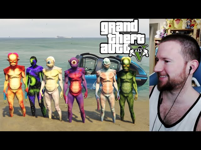 We became aliens in GTA and destroyed all humans (w/ jenn)