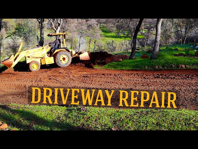 OLD GRAVEL DRIVEWAY PREP | Building A Homestead