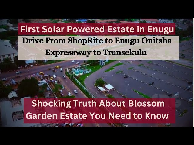 A Drive to the first solar powered Estate in Enugu 2024 | New Developing Estate in Enugu