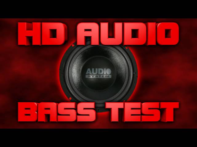 Heavy Basstest [HD AUDIO 1080p]