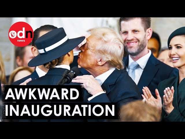 Awkward Moments You Missed From Donald Trump's Inauguration Day 2025