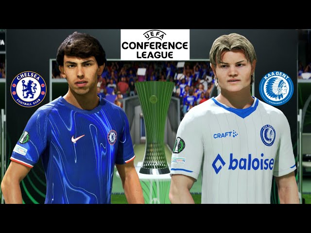 EA FC 25 - Chelsea vs. Gent - Nkunku Felix Neto Lavia - UEFA Conference League 24/25 | PS5 | 4K HDR