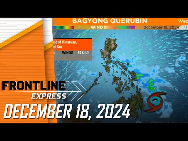 FRONTLINE EXPRESS LIVESTREAM | December 18, 2024 | 4:50PM