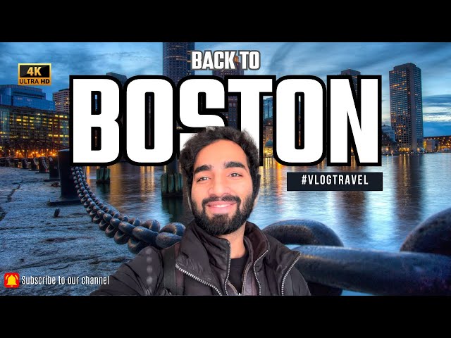 Back to Boston 🏡 – Travel Vlog Adventure 🚆✨