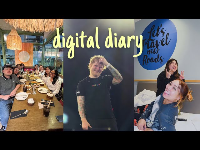 digital diary: it’s my birthday 🎈 work, self-care, friends & ed sheeran