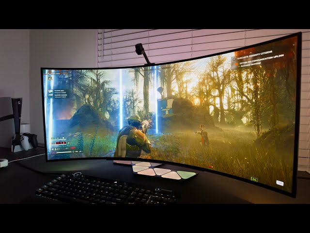 Helldivers 2 is INSANELY GOOD on a 2024 LG 45" UltraWide OLED | LG45GS96QB RTX HDR Gameplay