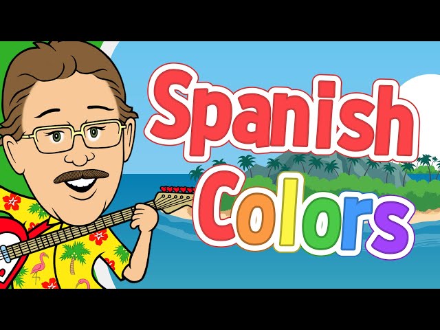 The Colors in Spanish | Jack Hartmann Colors Song | Colores | Spanish and English Colors