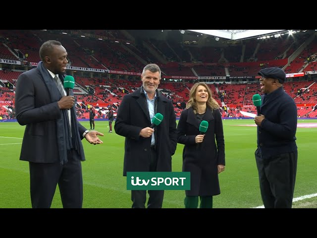 Roy Keane and Ian Wright full of admiration for Usain Bolt | ITV Sport