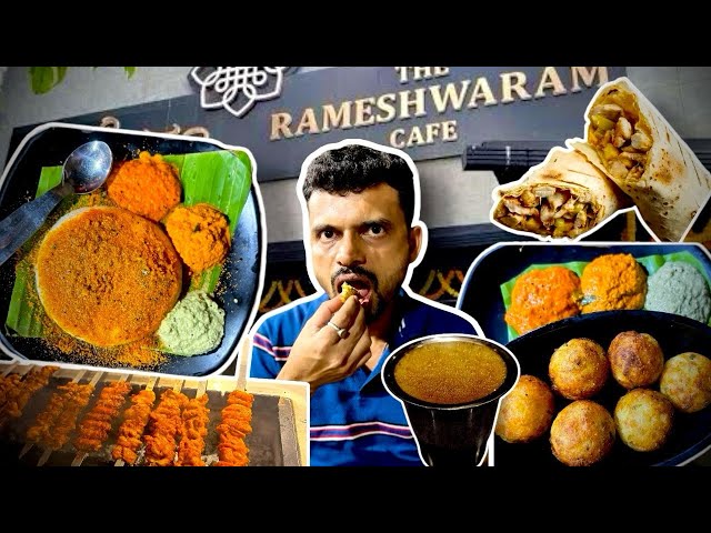 Rameshwaram Cafe in  Bangalore | Bangalore Street food | Ghee Pudi Idli ,Ghee Paddu,Panipuri |