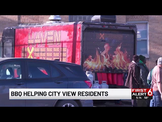 Omaha food truck event helps City View residents connect with services