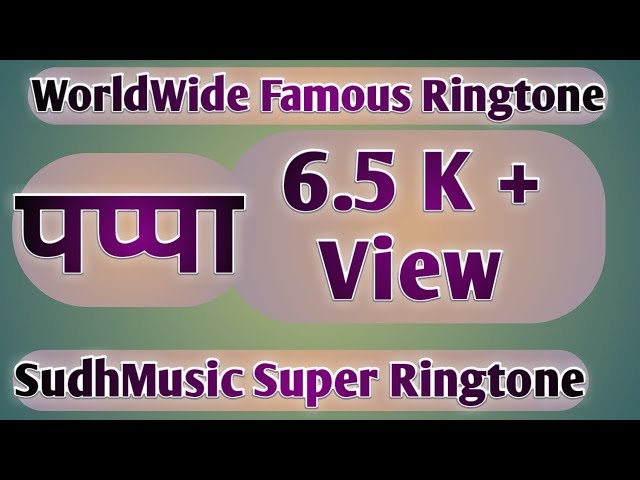 Pappa Papa Ringtone - Sudh Music