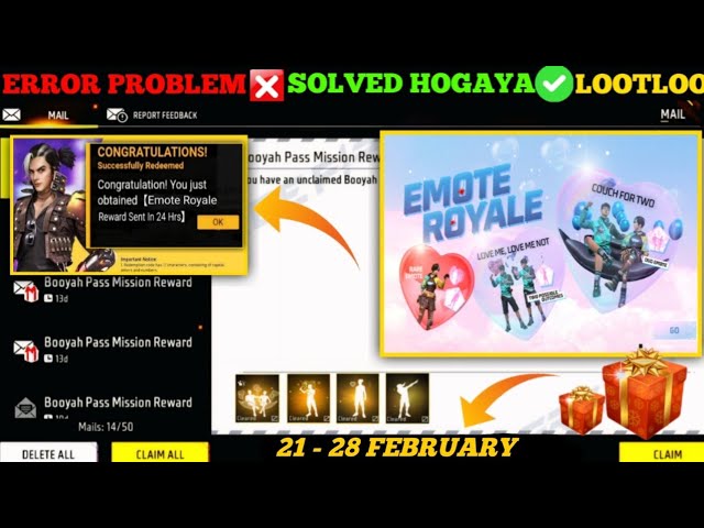 FREE FIRE REDEEM CODE TODAY 22 FEBRUARY REDEEM CODE FREE FIRE | FF REDEEM CODE TODAY 22 FEBRUARY