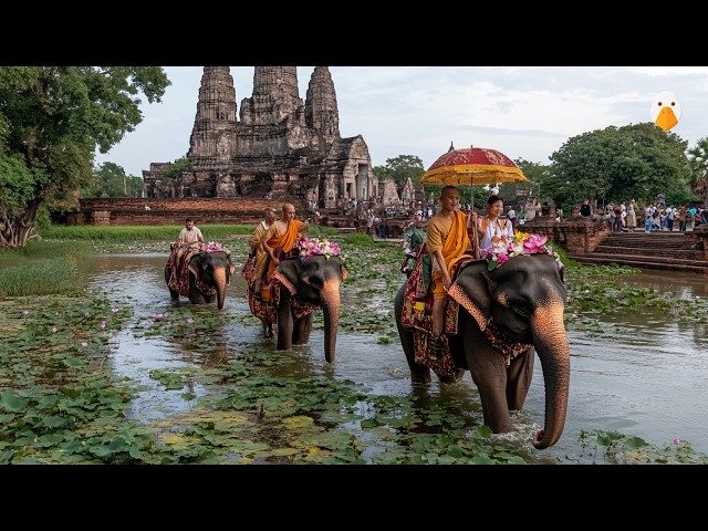 Ayutthaya, Thailand🇹🇭 The Most Stunning World Heritage Sites in Thailand (4K HDR)