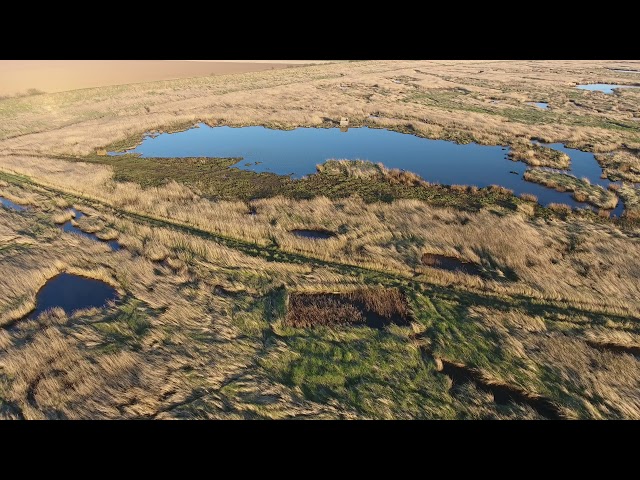 Phantom Drone Footage of the Second World War Decoy Hull Docks