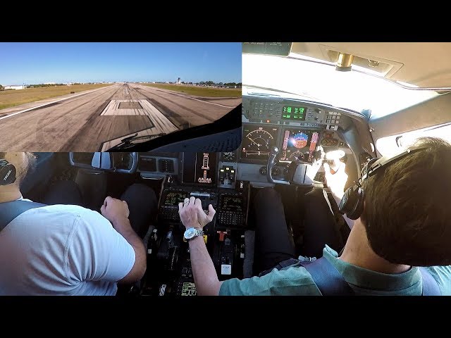 Gulfstream G-IV Full Flight Engine Start to Shutdown KFXE-KPBI - Pilot VLOG 53