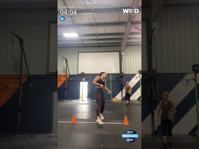 Steph Dufour - WZA Qualifier 2022 WOD 3 (Women’s Elite/RX)