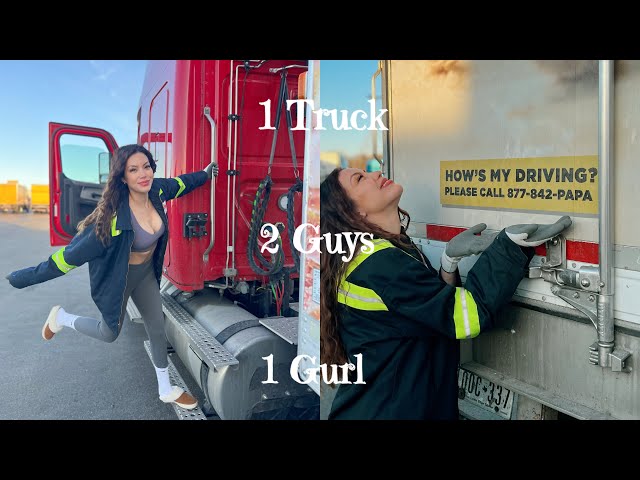 1 Truck 2 Guys 1 Girl | Lol Trucking Vlog