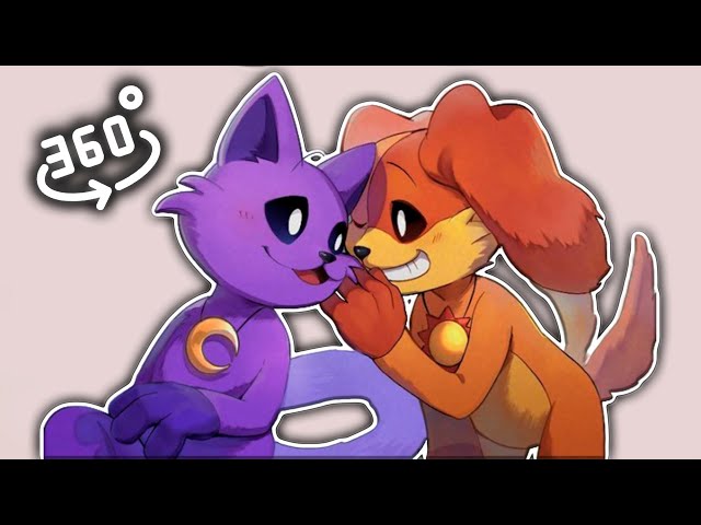 🌙360°CatNap x DogDay The Night Whisper of Dreams  | Poppy Playtime Chapter 3 Comic Dub