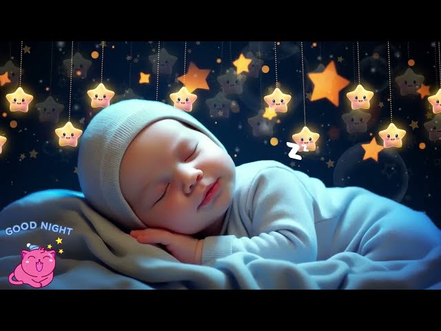 Mozart Brahms Lullaby 🎵 Relaxing Baby Sleep Music 🌙 Insomnia Cure for Peaceful Nights