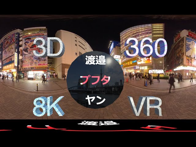 a little bit Akiba 360° 3D 8K