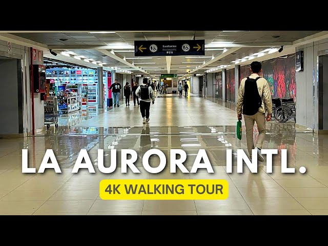 Guatemala City, Guatemala 🇬🇹 - La Aurora International Airport - 4K Walking Tour