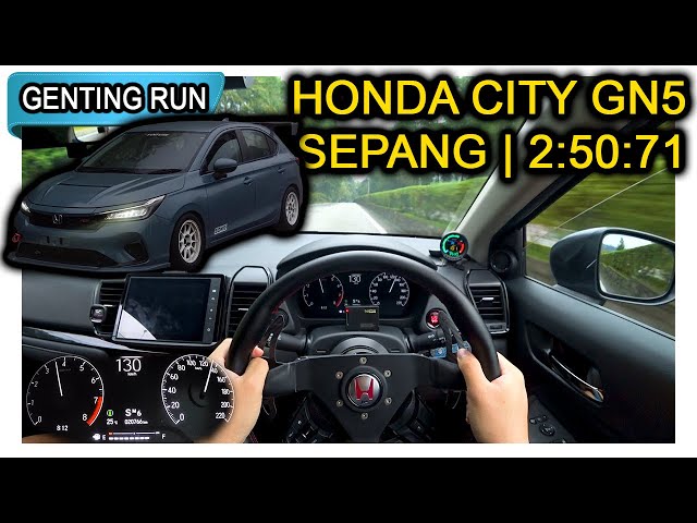 *FASTEST* Honda City Hatchback 1.5L GN5 | Malaysia #POV [Genting Run 冲上云霄] [CC Subtitle]