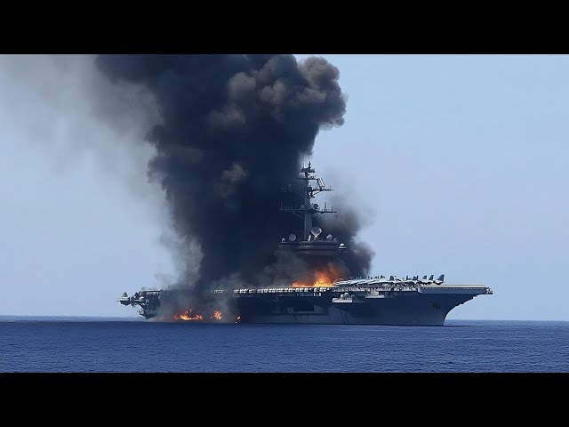 A NAVAL DISASTER FOR PUTIN! F-16s Just SANK Russia's Aircraft Carrier With 30 Su-57s Onboard!