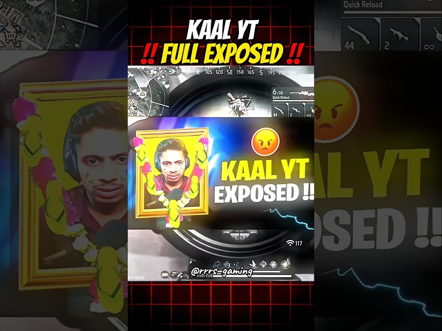 Kaal Yt Exposed 🤯‼️ Reality Of Kaal Yt 🤬‼️ #shortsfeed #freefire #shortvideo