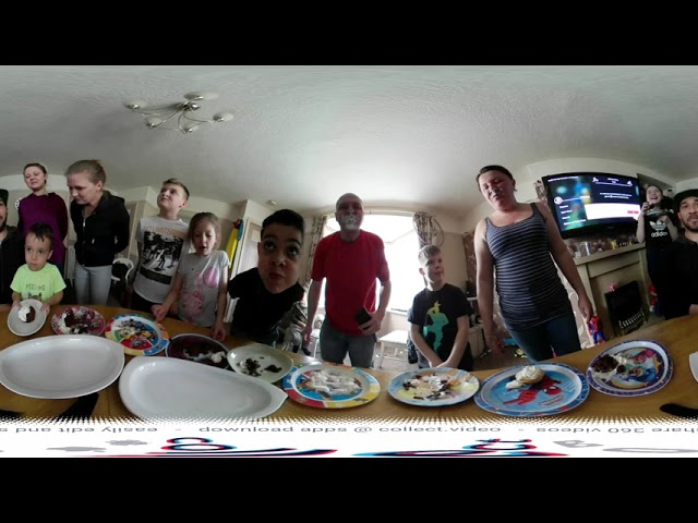 The cake eating challenge 360 video