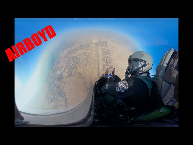 F-16 360º VR Cockpit View • PACAF Demo Team Bahrain International Airshow 2024