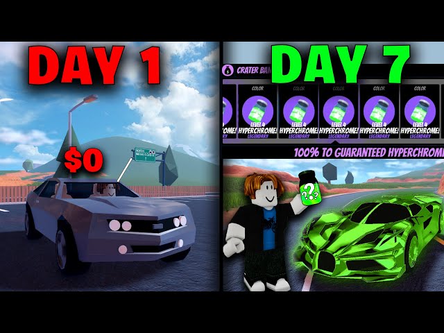 I Spent 7 Days Trading Inside Roblox Jailbreak