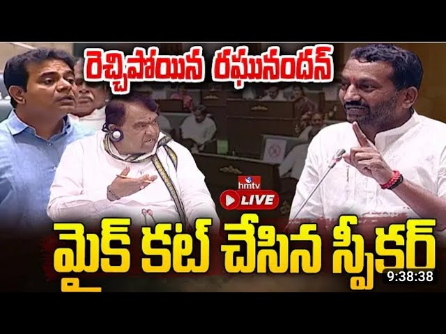 BJP MLA Rahunandhan Rao Speech In Assembly |