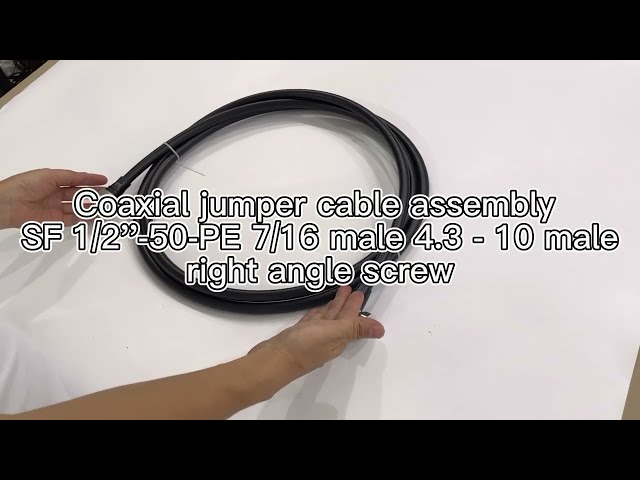 1/2” Super Flexible RF Cable Coaxial jumper cable assembly 7/16 male to 4310 male connector