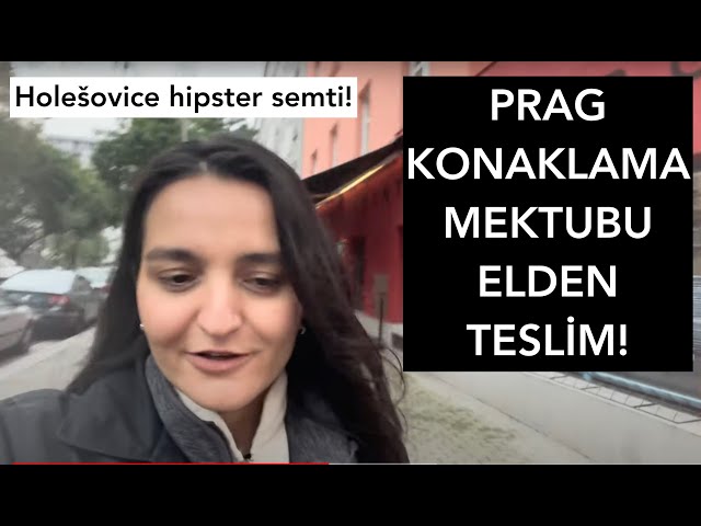 PRAG HOLEŠOVICE YURT YOLUNDA! Çekya Konaklama Belgesi