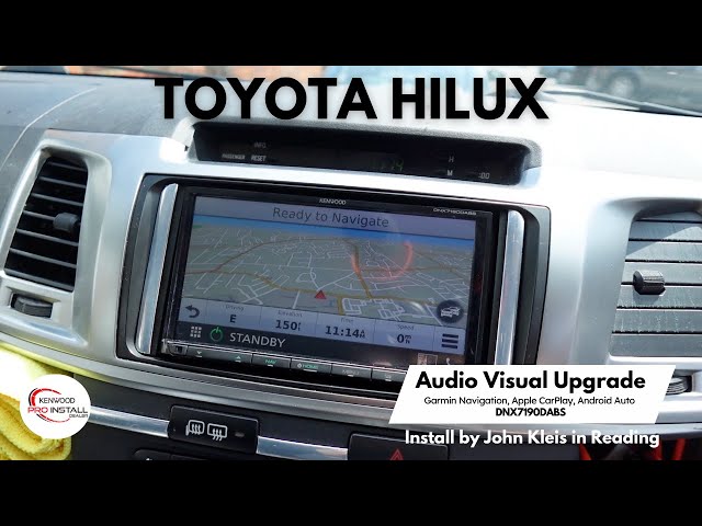 Gat A Toyota Hilux? Get Navigation, CarPlay KENWOOD DNX7190DABS #toyota #caraudio #carplay