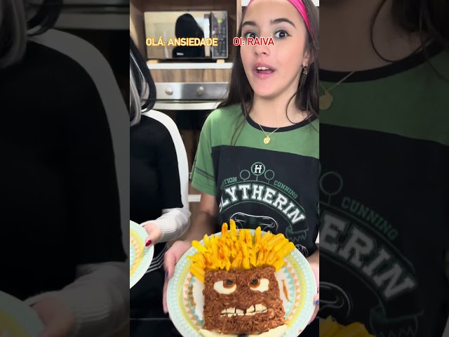 COMIDAS CRIATIVAS DO DIVERTIDA MENTE 2! RAIVA VS ANSIEDADE