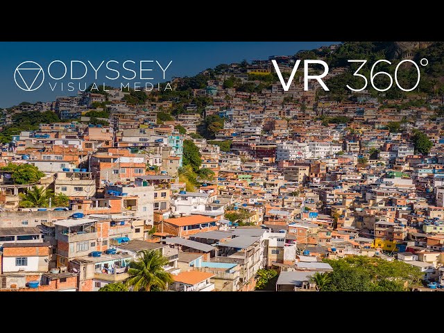 Rio de Janeiro Virtual Tour | VR 360° Experience | Favelas, Sugarloaf, Centro, City Brazil Brasil