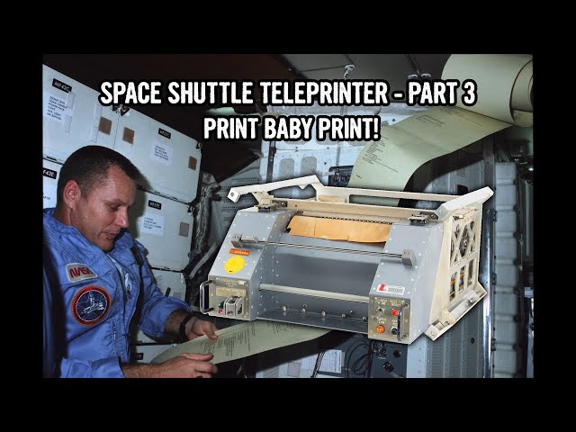 Space Shuttle Teleprinter - Part 3: It Prints!