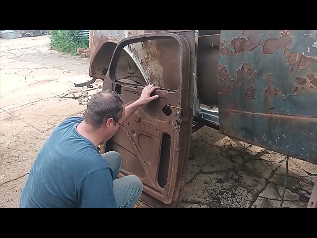 From Scrap to Stunning: Crafting a 1937 Chevy Door