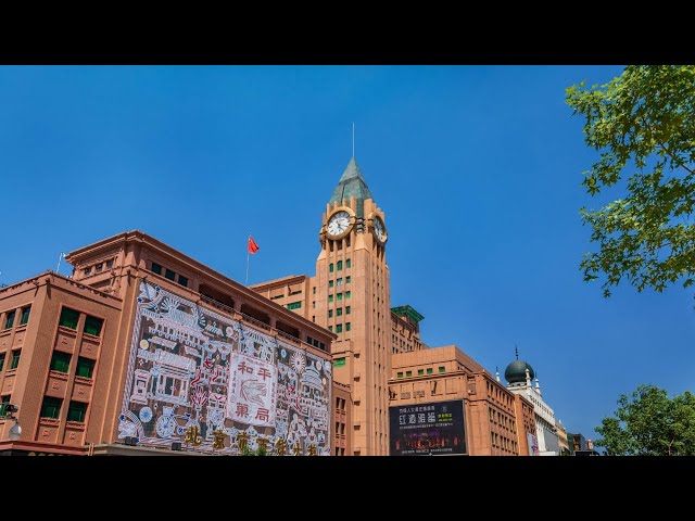 [4K HDR] Stroll in Beijing's old commercial pedestrian street｜Wangfujing